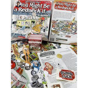 Jeff Foxworthy's Original YOU MIGHT BE A REDNECK IF Board Game 2-4 Players 16+